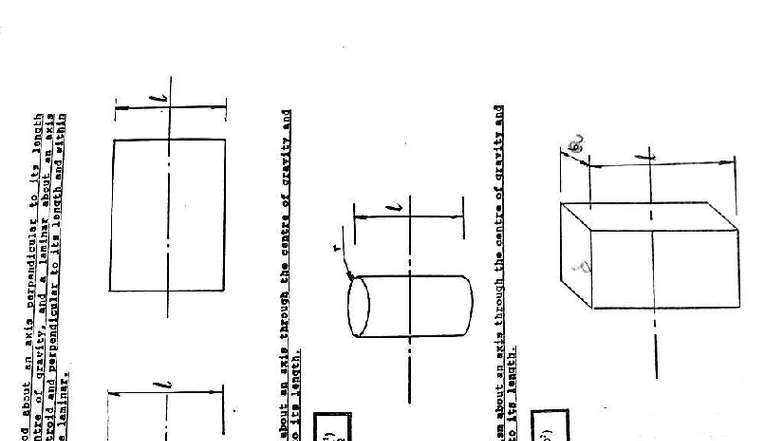 Mechanics of Machines II: Moment of Inertia Study Guide - Studocu