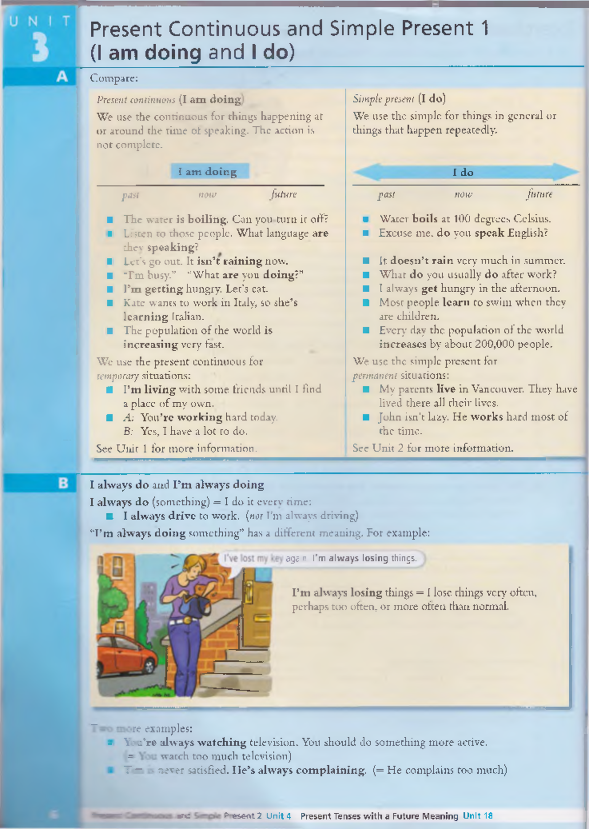 Present Continuous vs Simple Present: A Grammar Overview (ENG101) - Studocu