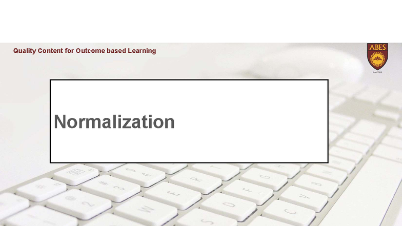 Normalization Unit 3 Part 2: Understanding Relation Design Issues - Studocu