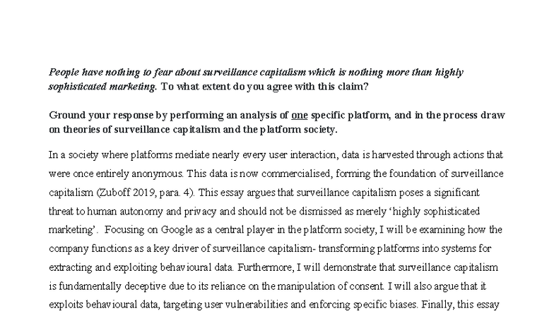 Surveillance Capitalism and Google: Analyzing Privacy Threats in Media ...
