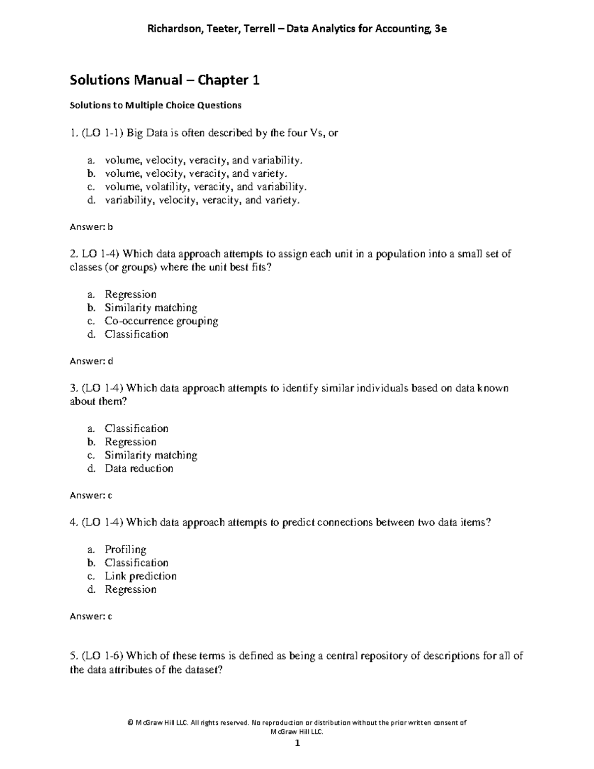 Solutions Manual - Chapter 1 (Course Code: DAA) - Studocu