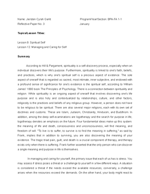 Gen Ed UTS Activity 1 - GenEd UTS Tasks for Lesson 1 - Understanding ...