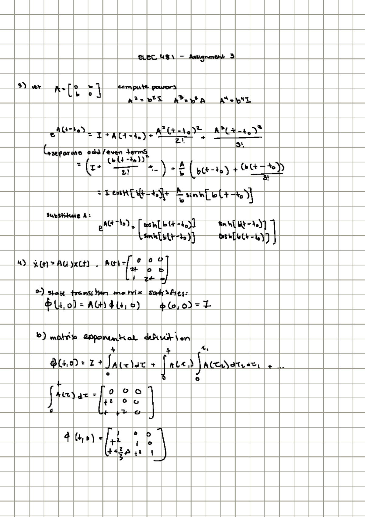 ELEC 481 Homework Assignment 3: Power Computation and Matrix Analysis ...