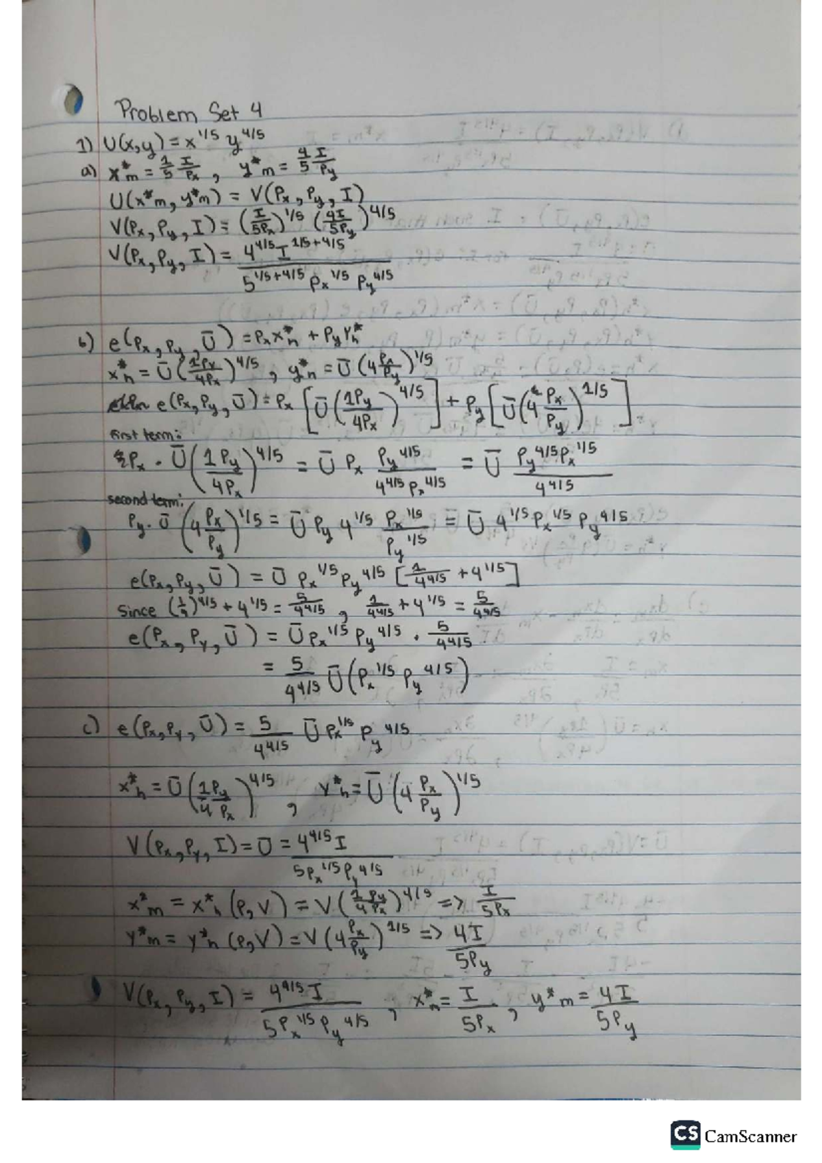 Problem Set 4: Utility Functions and Tax Analysis - Studocu