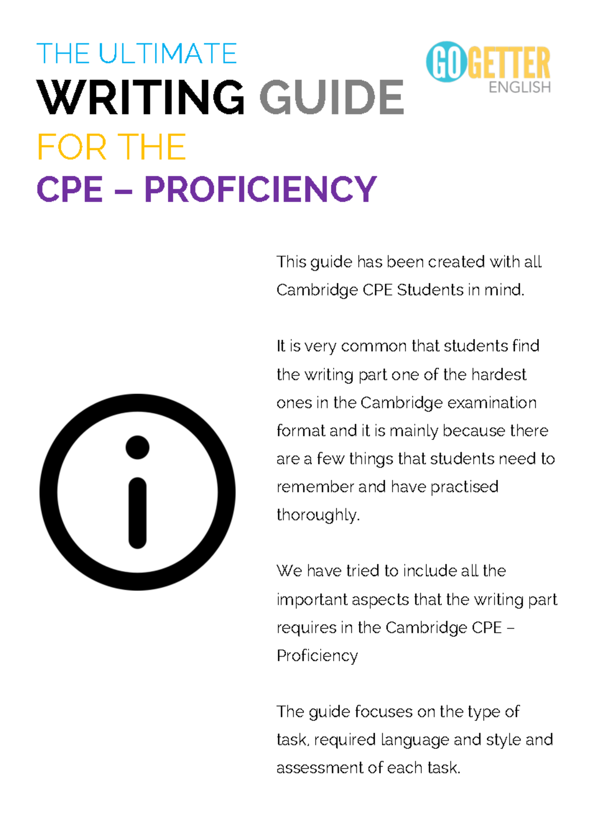 Effective Writing Strategies for Cambridge CPE Proficiency - Studocu