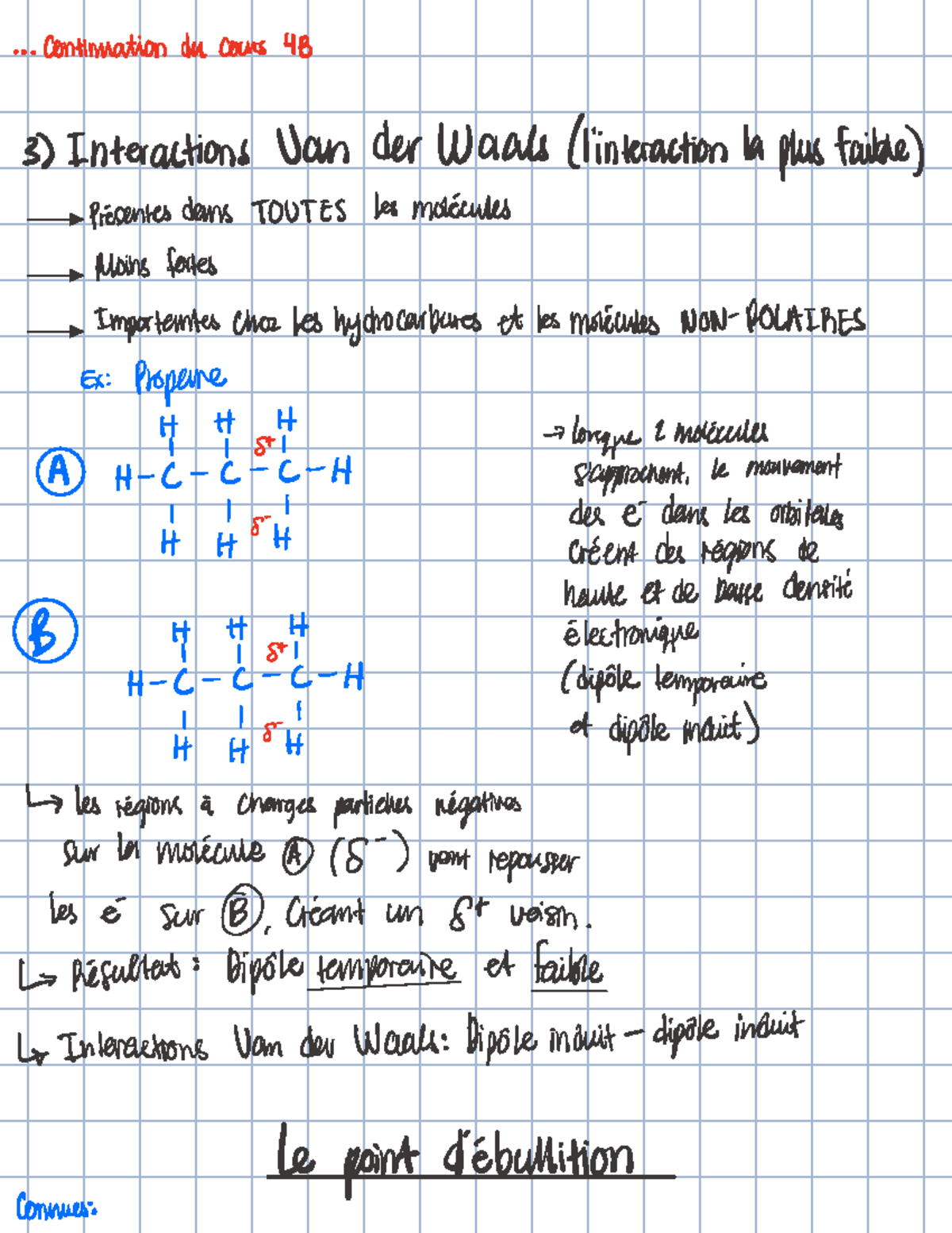 Cours 5A - Interactions Van der Waals et Structures de Résonance - Studocu