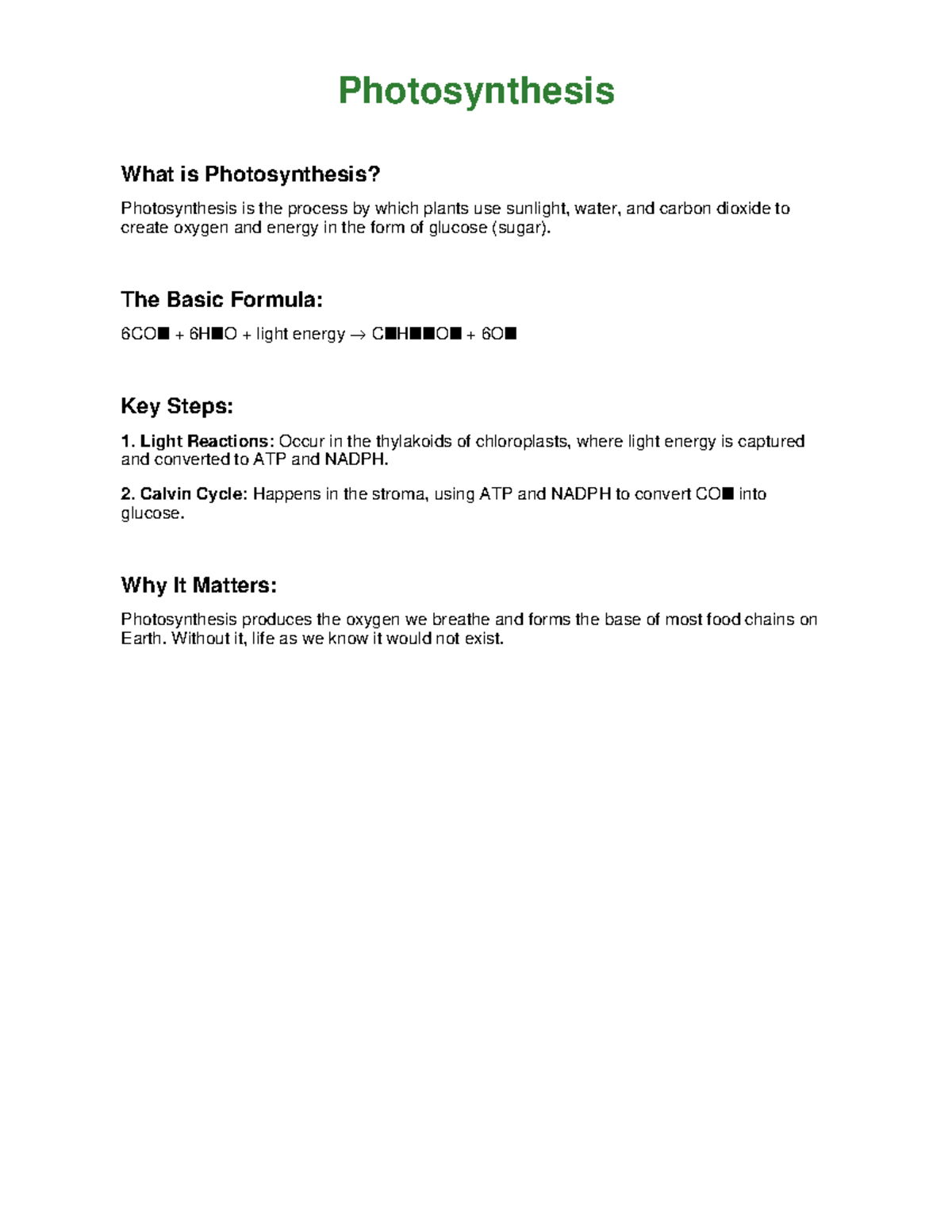Photosynthesis - wdqe ee qr ff - Photosynthesis What is Photosynthesis ...