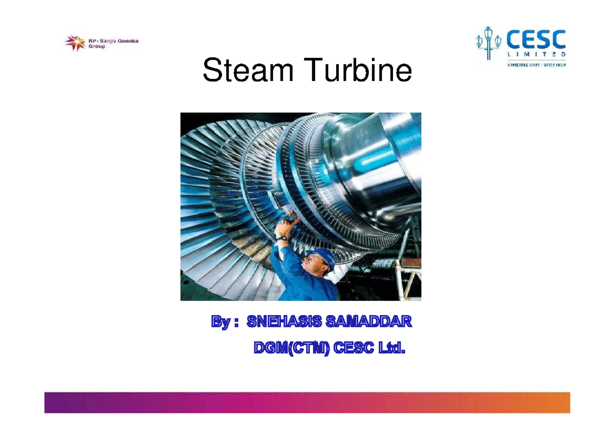 Steam Turbine - Module Overview and Functionality - Studocu