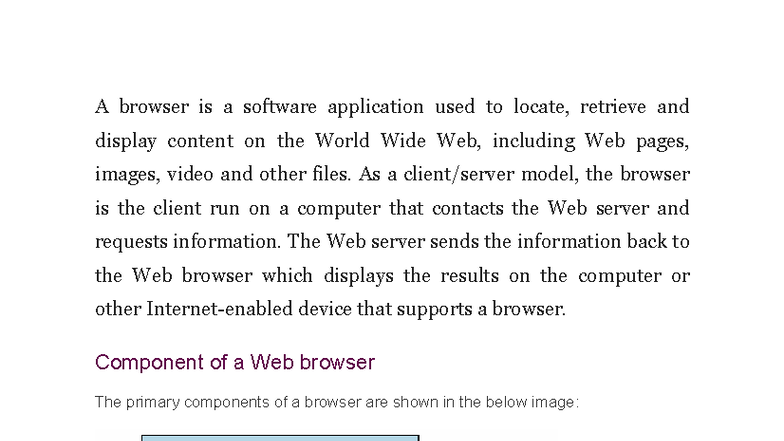 Module-1: Web Browser Fundamentals and HTTP Protocol Notes - Studocu