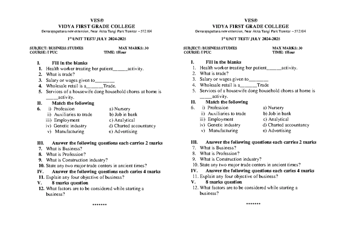 1st PUC Computer Science - Practical Manual for Python 2024-25 - Studocu