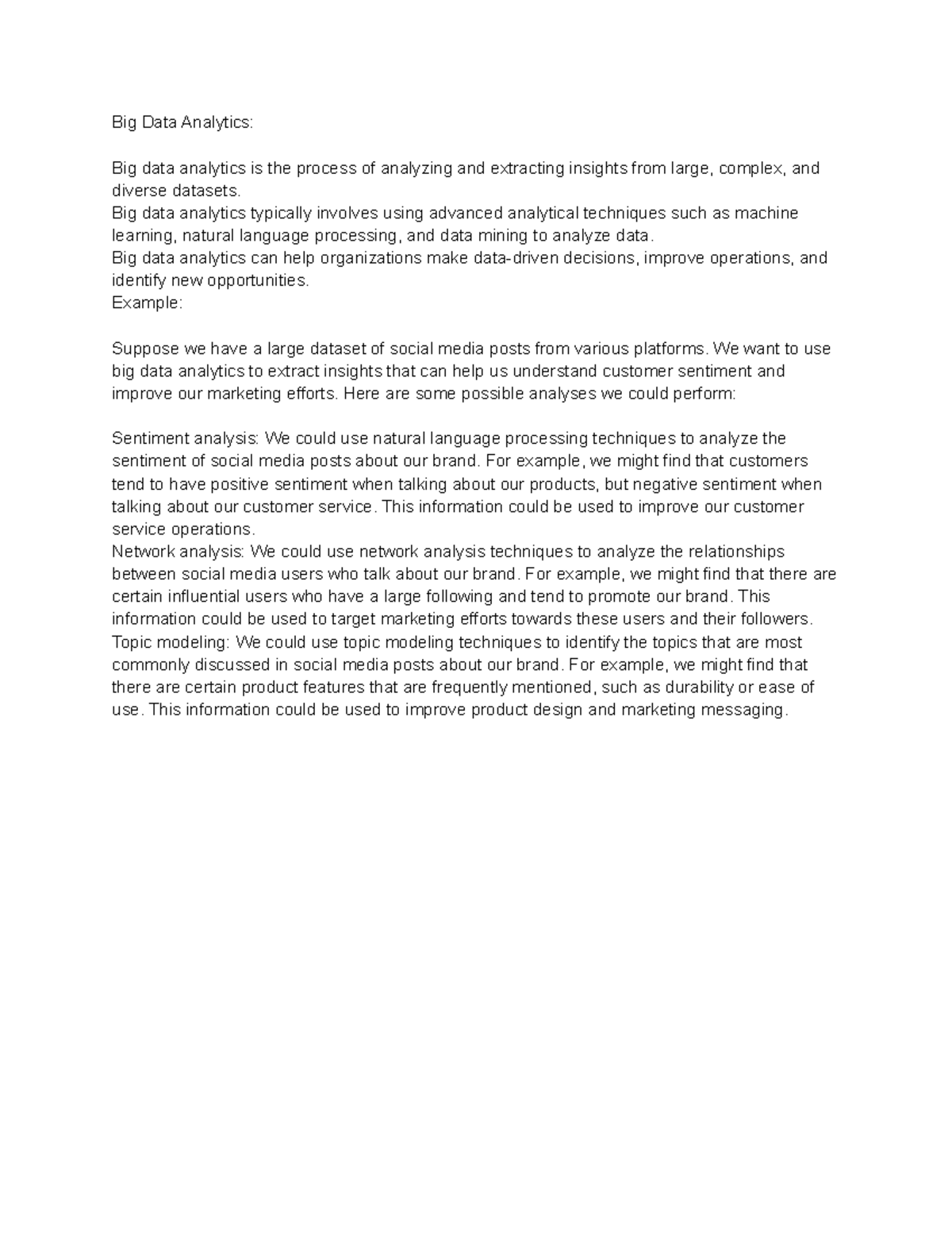 BDAN 101: Big Data Analytics Study Notes for Insights & Applications ...