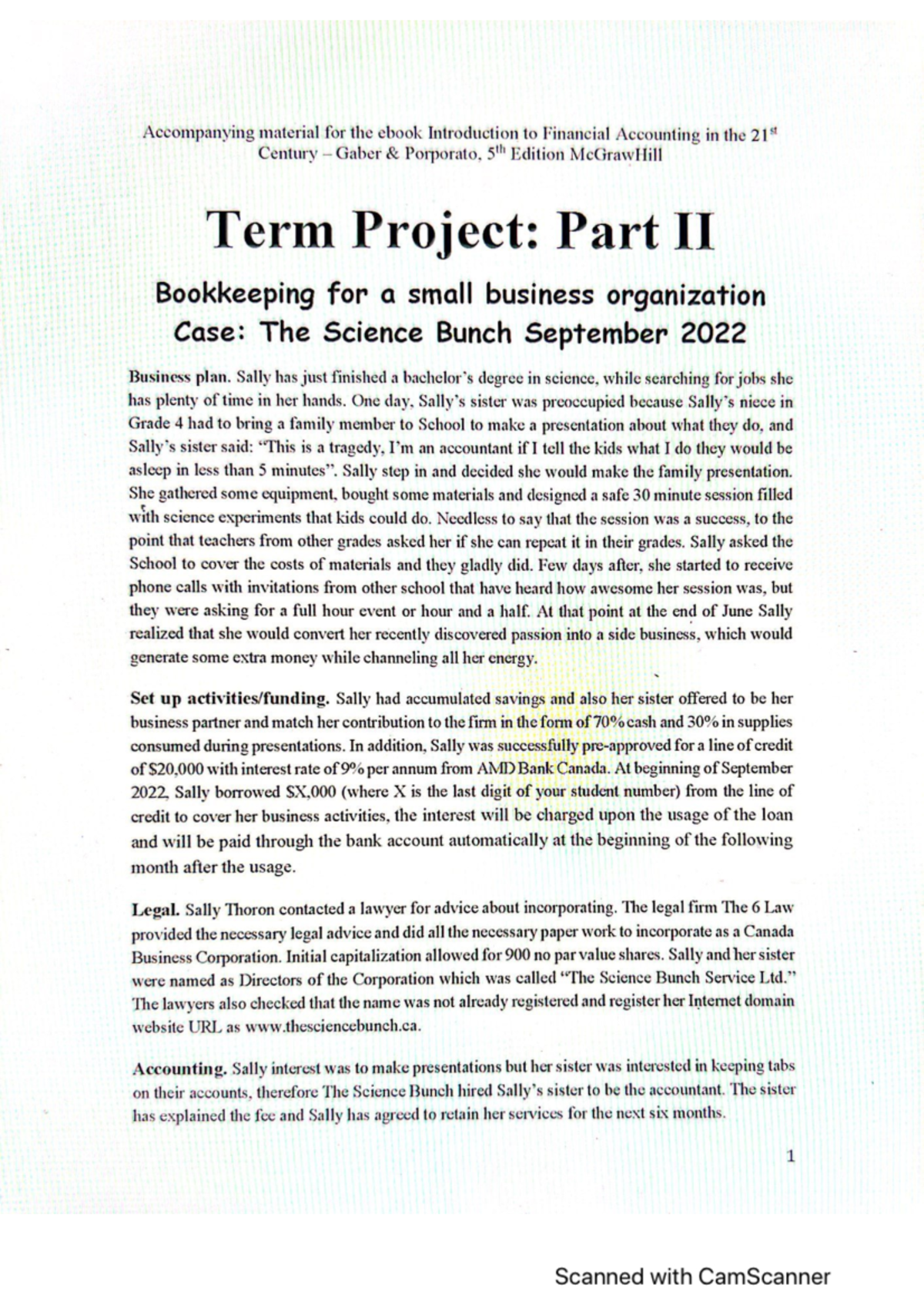 Term Project Assignment - ADMS2500 - Studocu
