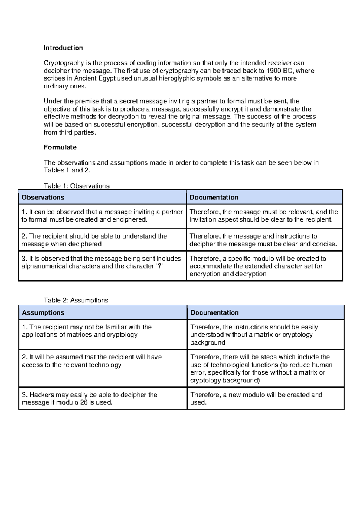 IA1 Final Exam (Wajd Eisa) - Cryptography Encryption & Decryption ...