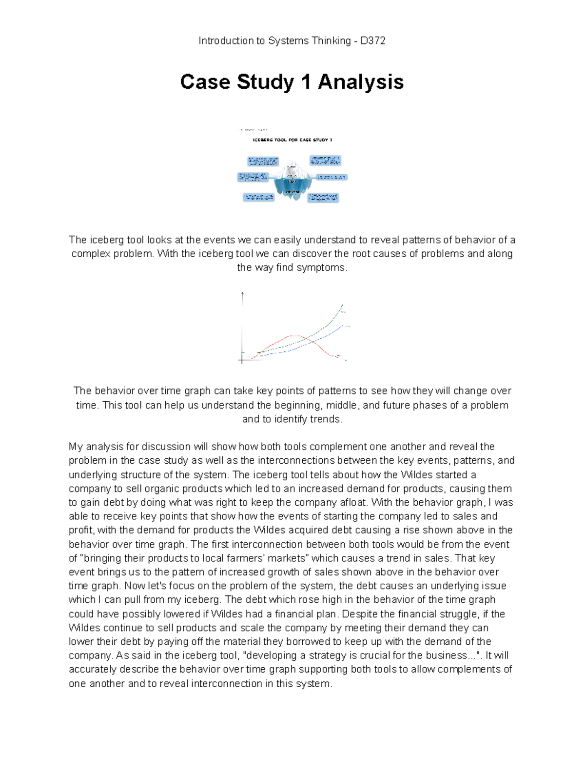 Case Study Analysis of Systems Thinking - D372 (MET COMP) - Studocu