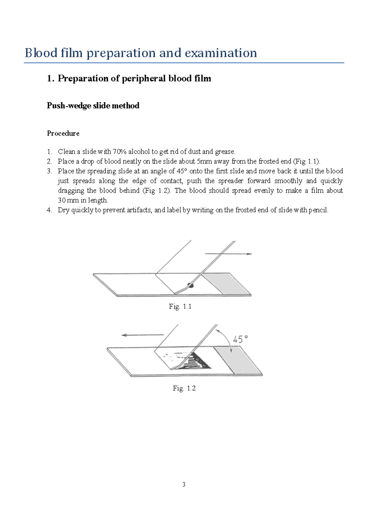Haematology Practical Guidebook: Blood Film Preparation & Analysis ...