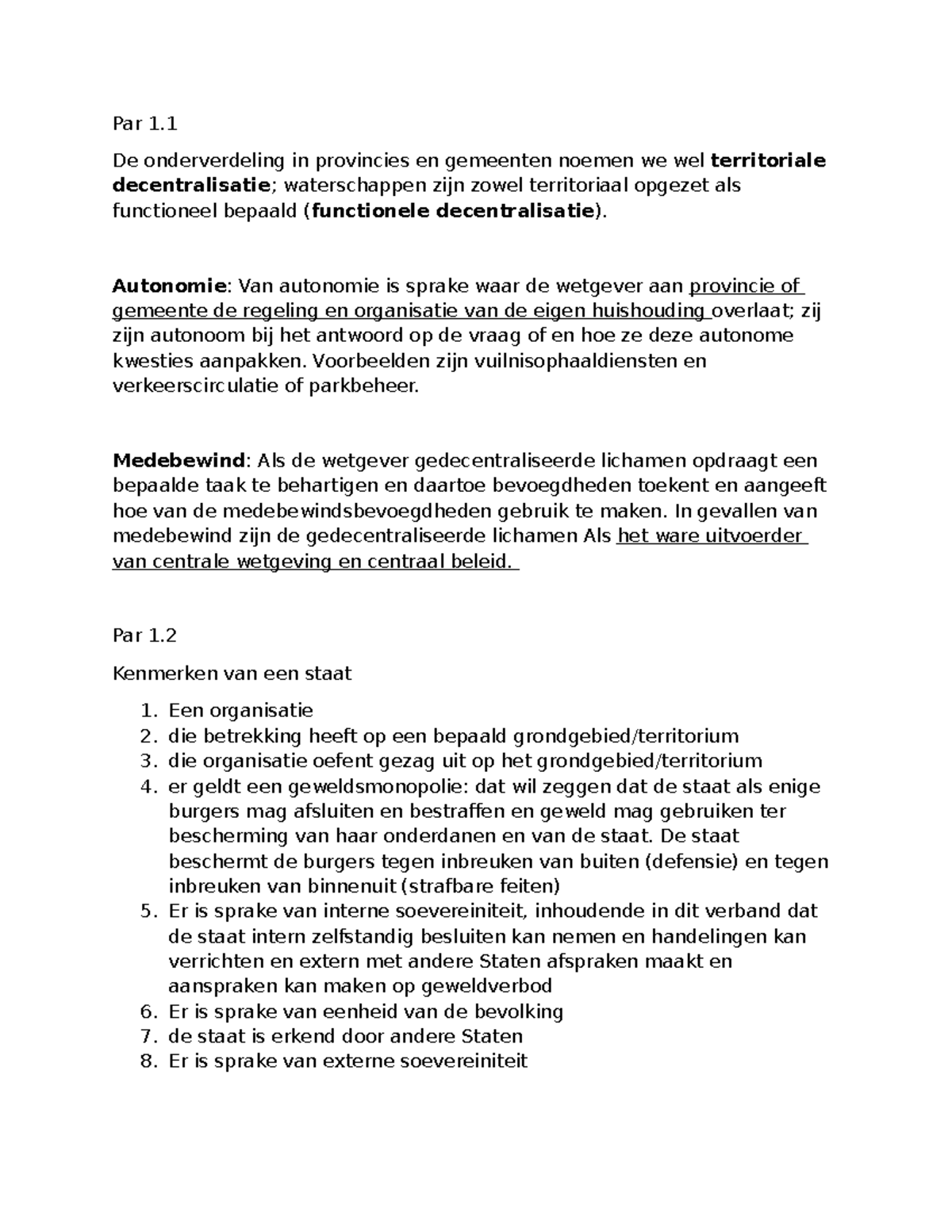 Heringa - Staatsrecht Begrepen H1: Samenvatting en Kernconcepten ...