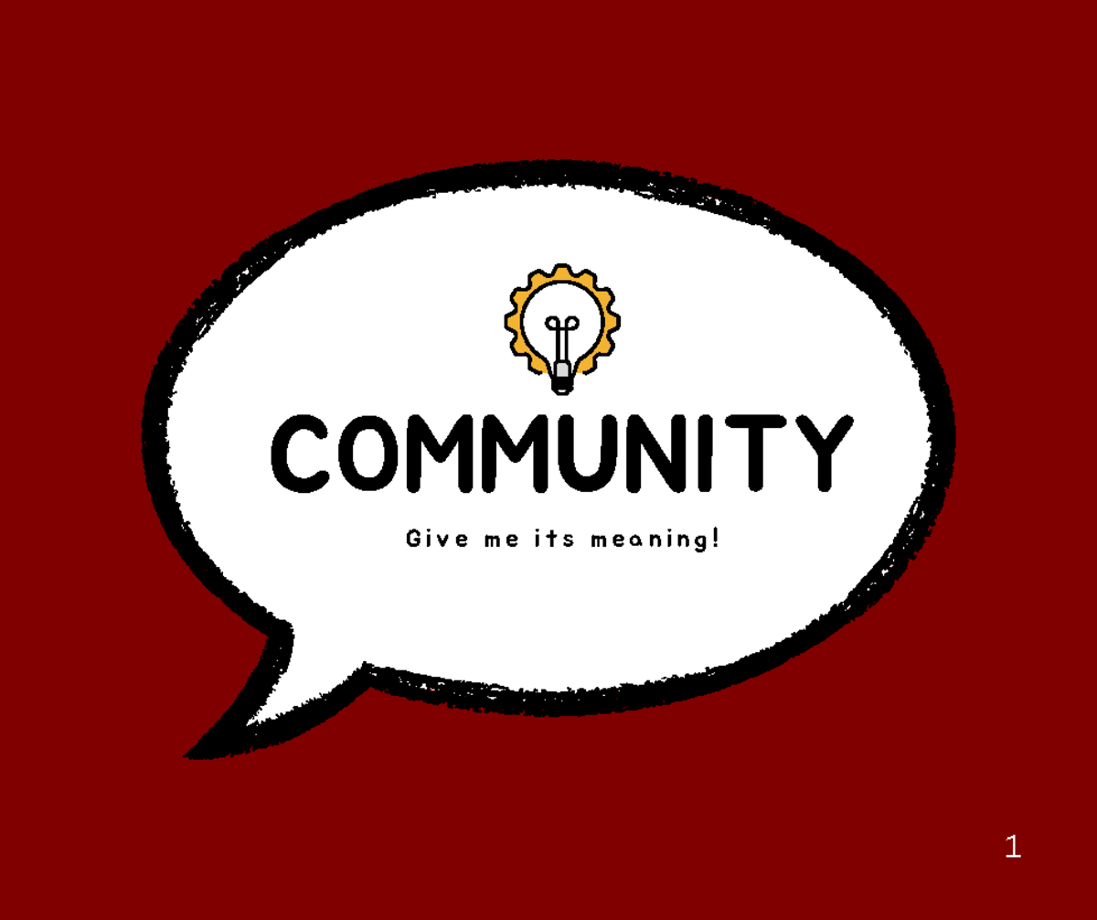 BSED Social Studies: Community & Population Summary Notes - Studocu