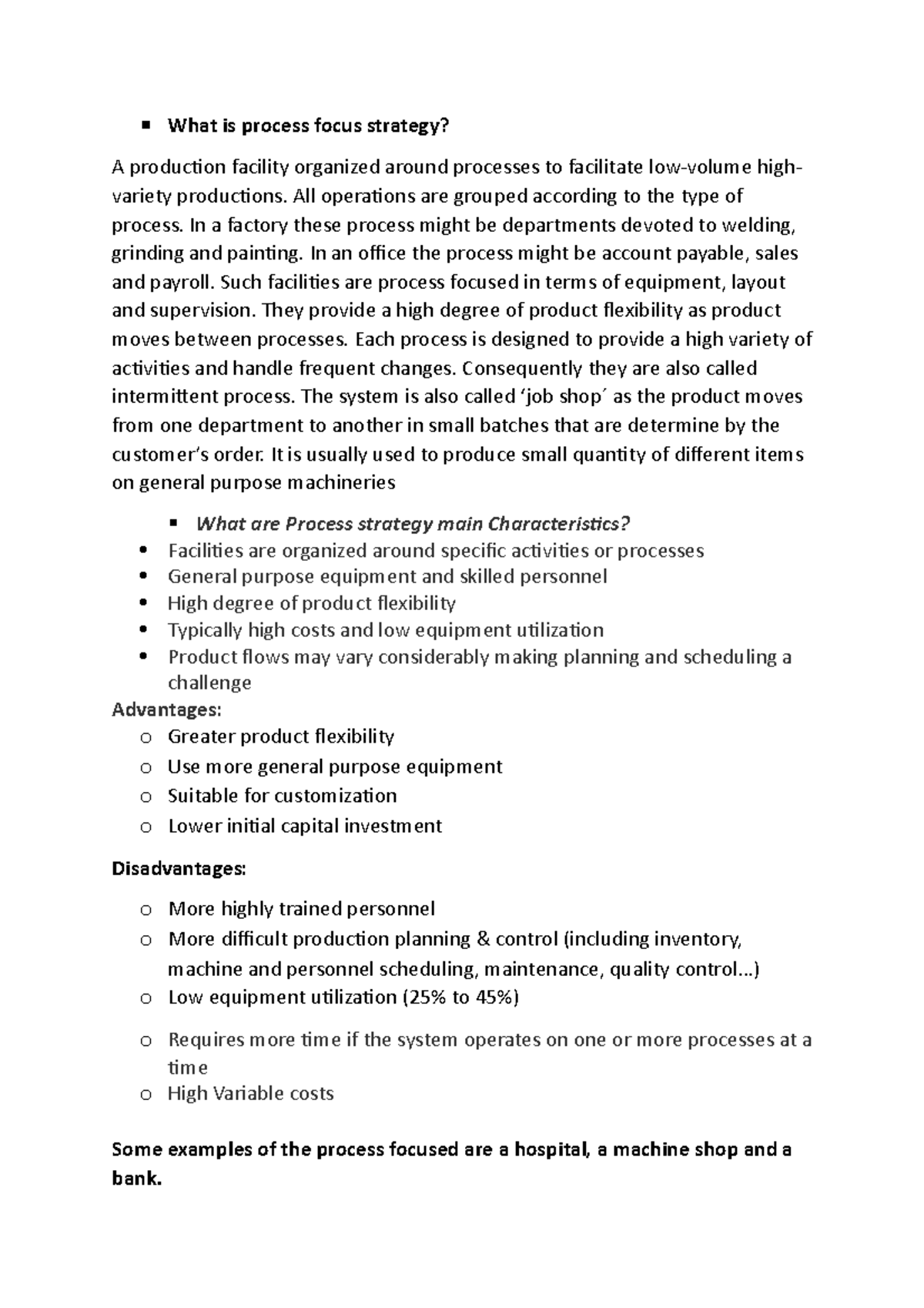 OM-11-10 - Understanding Process Focus Strategy in Operations ...