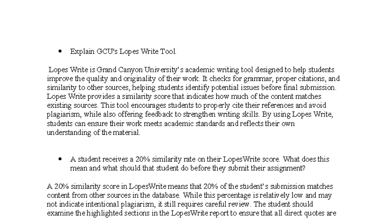 LopesWrite Tool Overview: Enhancing Academic Integrity and Writing ...