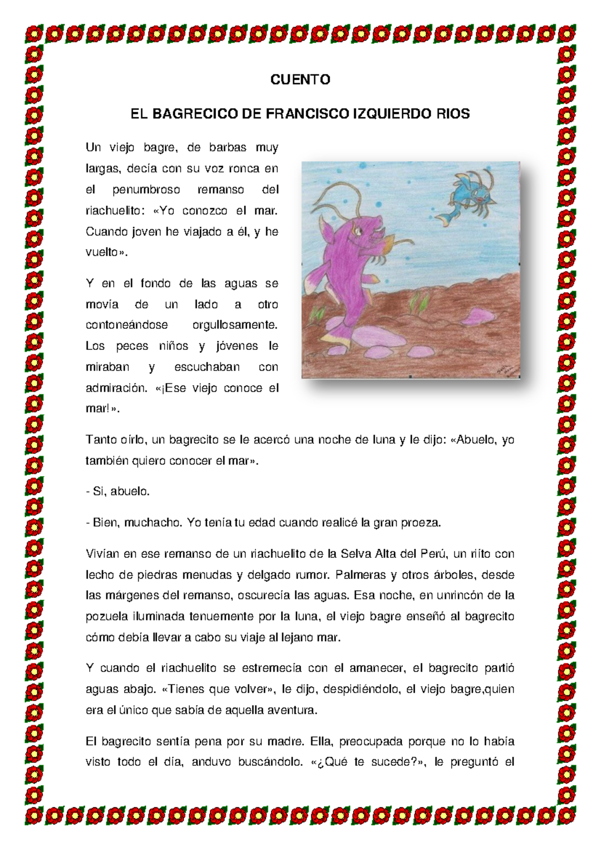 CUENTO: El Bagrecico de Francisco Izquierdo Ríos - Document Preview