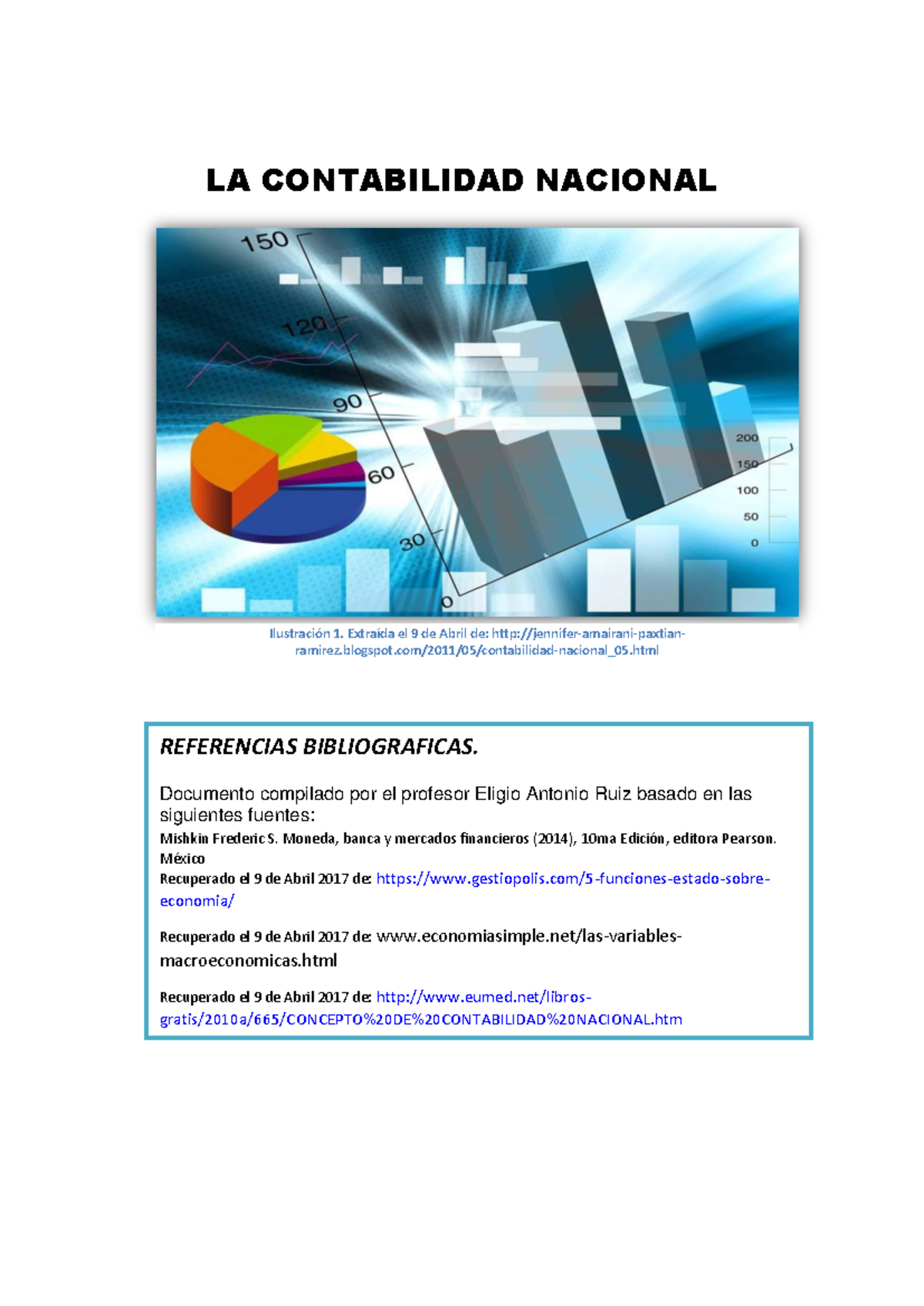 Unidad 3: La Contabilidad Nacional - Referencias y Conceptos Clave - Document Preview