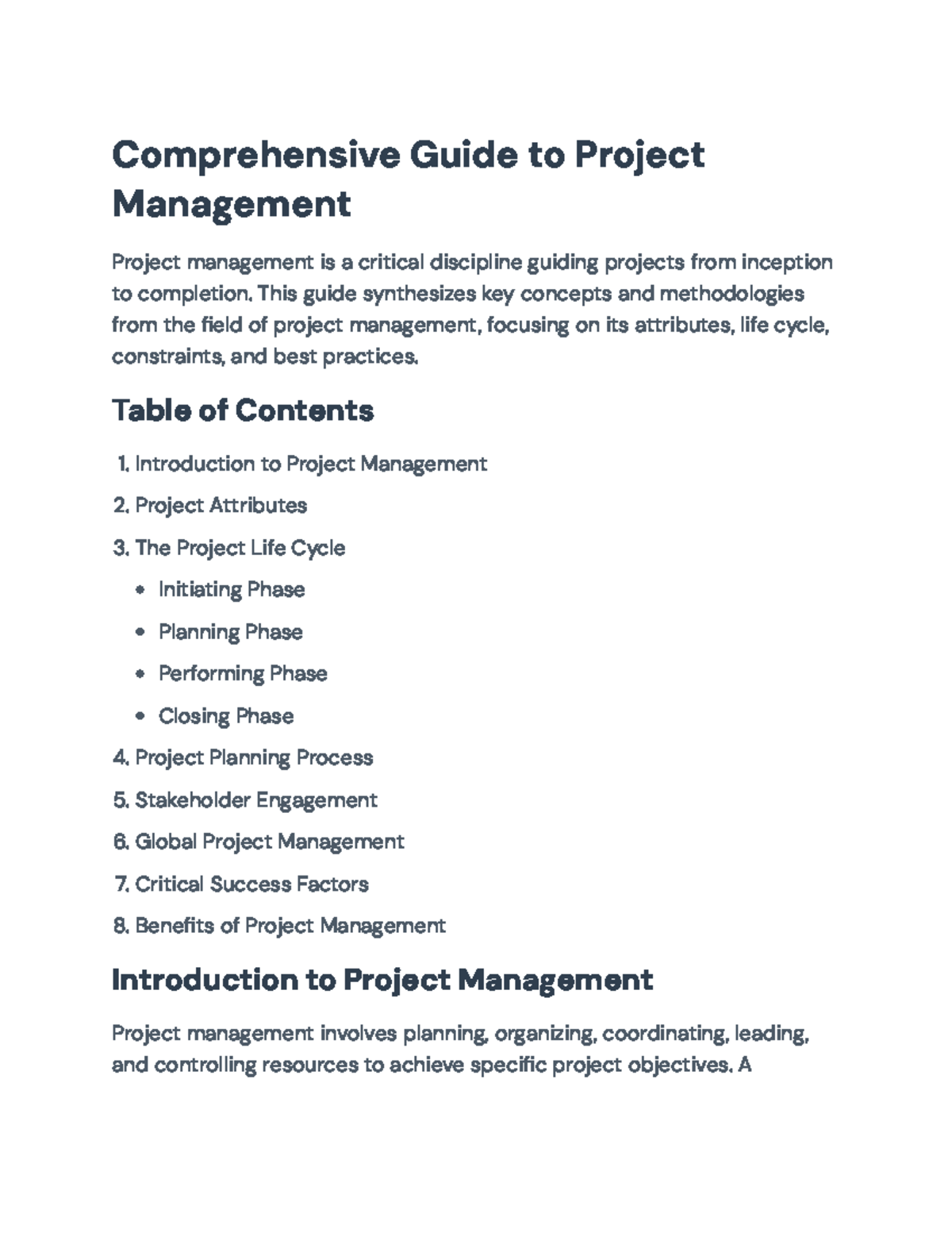 Project Management 101: A Comprehensive Guide to Best Practices ...