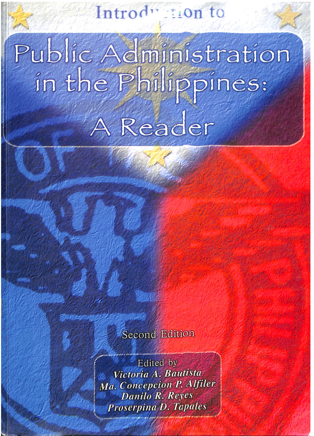 Chapter 1 - Introduction to Public Administration in the Philippines ...