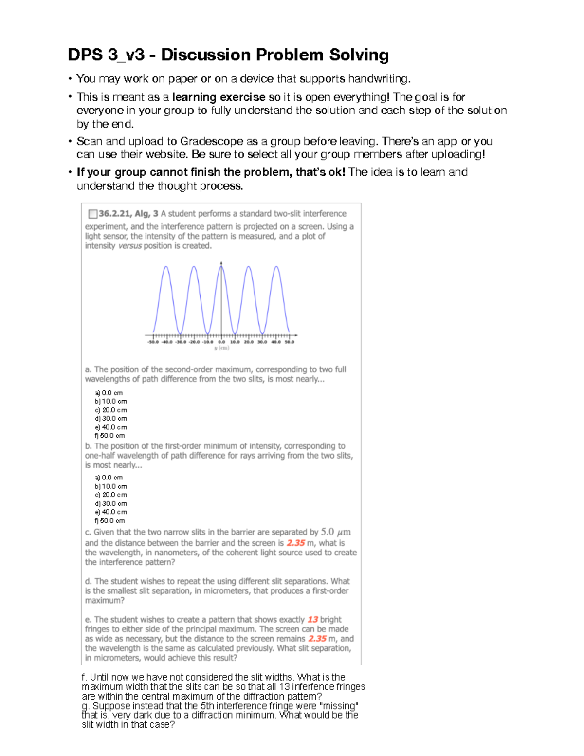 DPS 3_v3 Discussion: Problem Solving for Week 13 Lab - Studocu