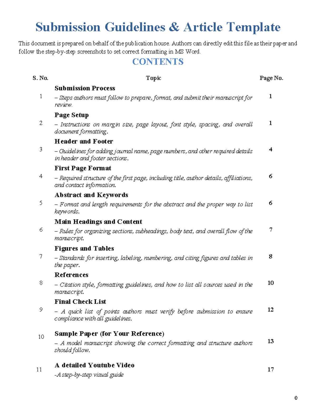 Submission Guidelines for Article Preparation Template - Studocu