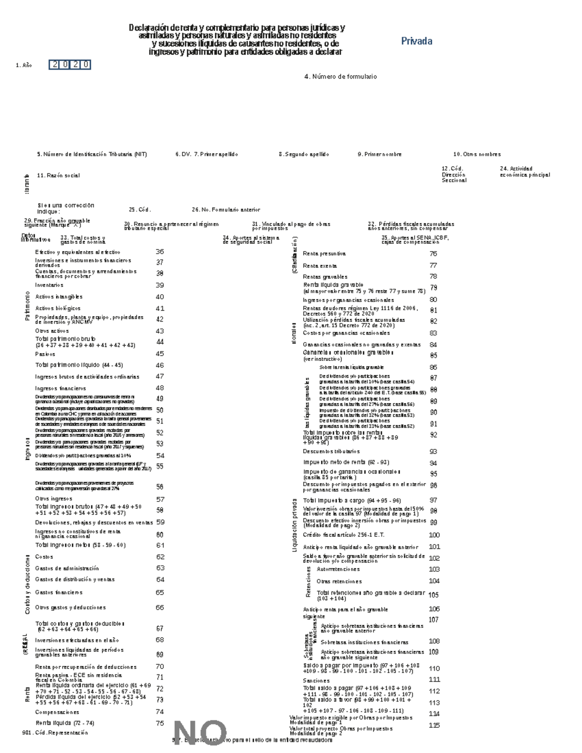 Formato 110 2021: Guía Completa para la Declaración de Renta - Studocu