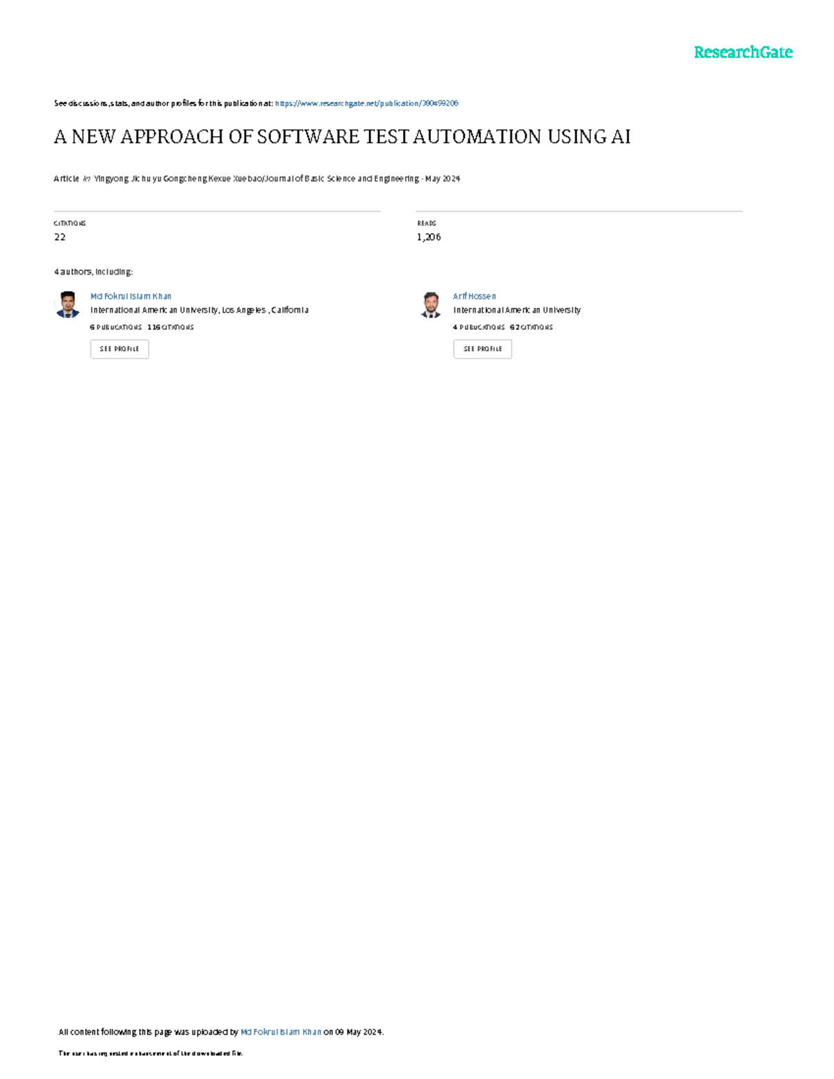 A NEW Approach OF Software TEST Automation Using AI - See discussions ...