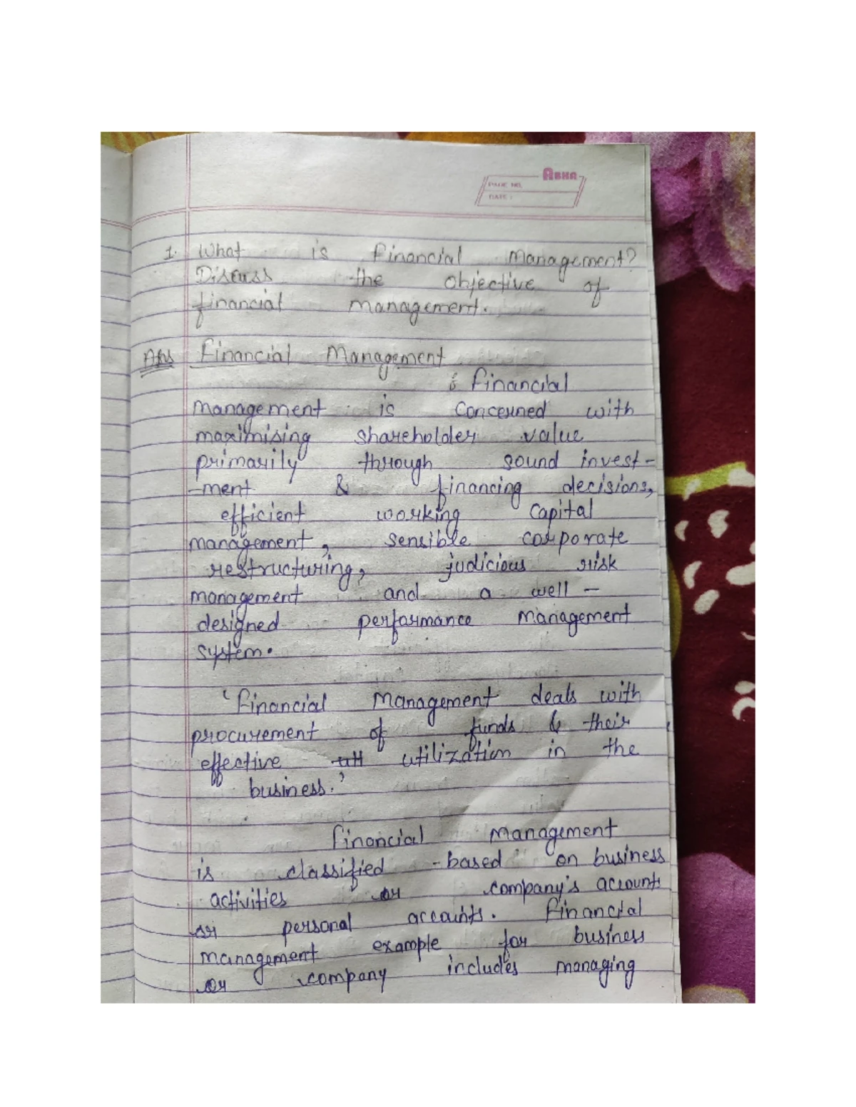 Document - BBA notes - Definition .By Flippo Flippo Human Resources ...