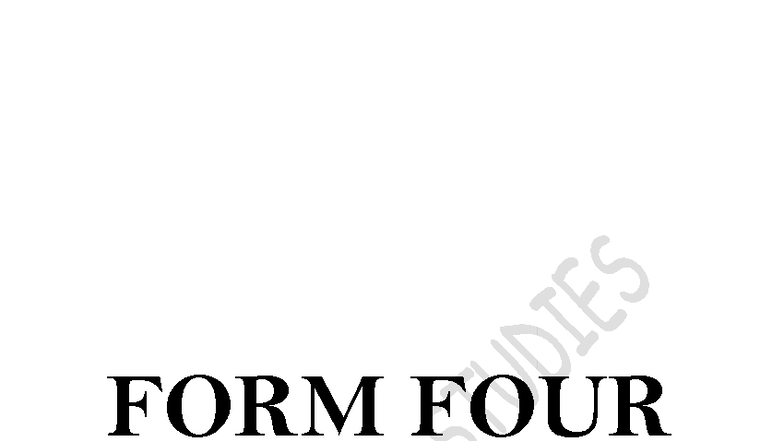 FORM FOUR BUSINESS STUDIES NOTES (BST 101) - Comprehensive Study Guide ...