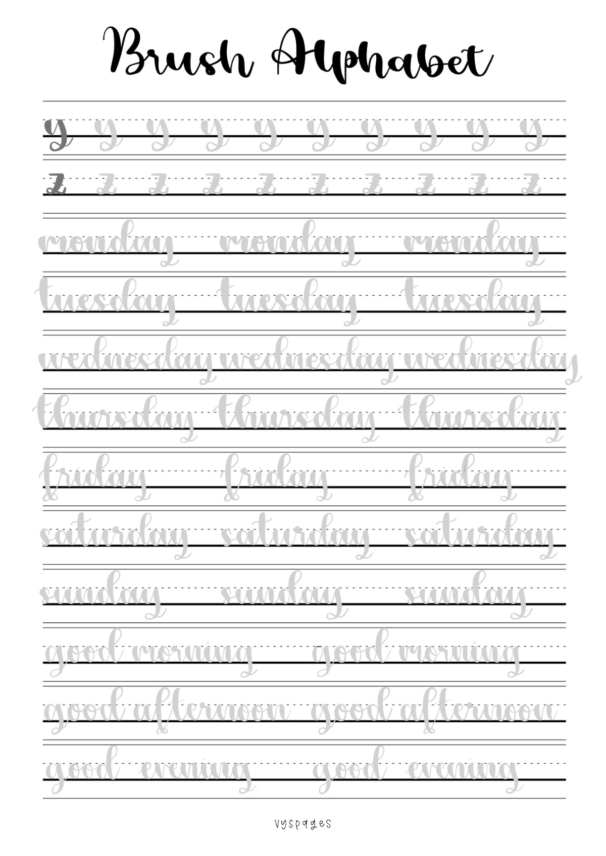 Brush alphabet (small letters) 3 - Lý thuyết xác suất - thống kê ...