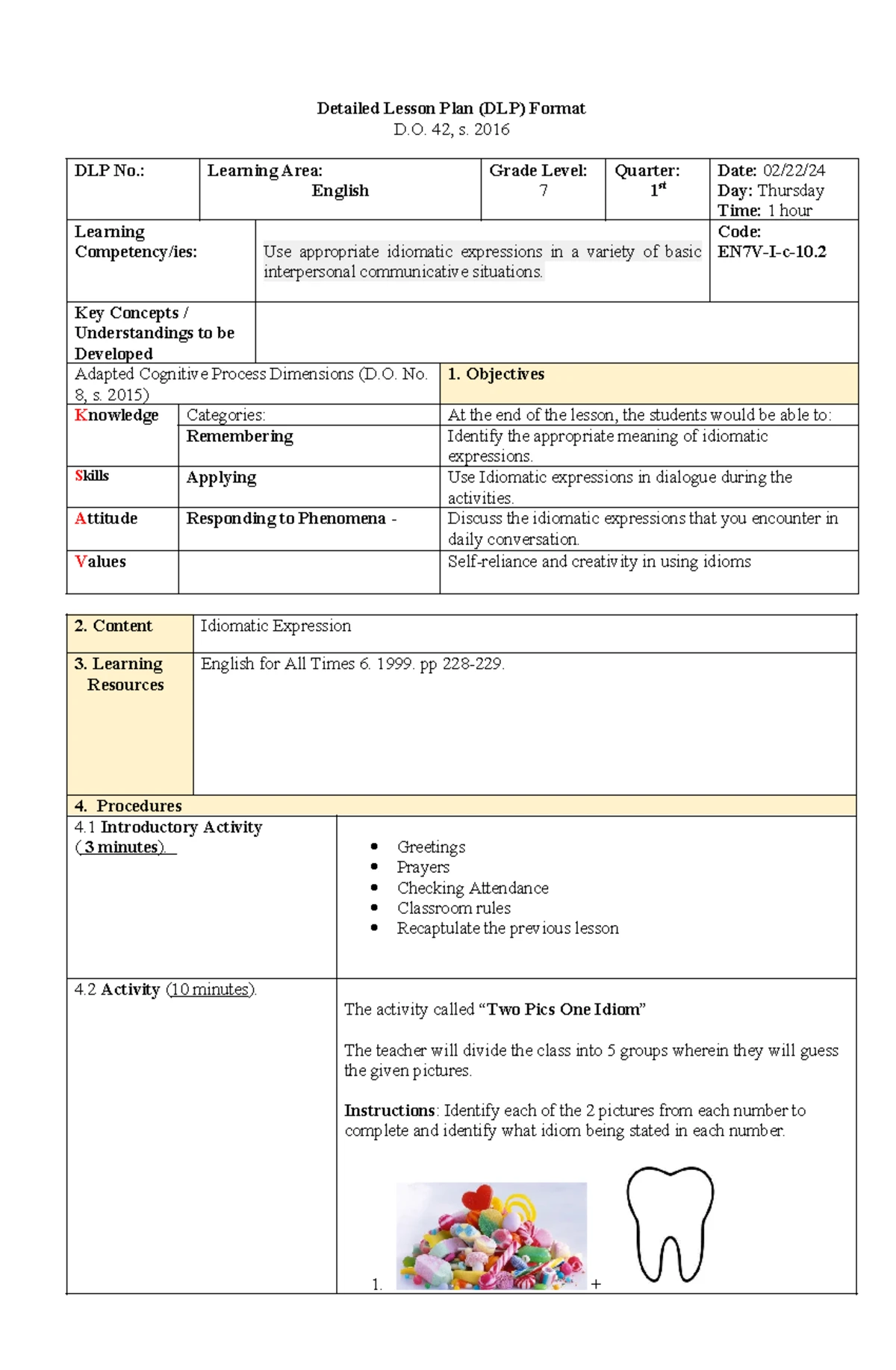 MTHD 202 Instructional Material Plan: Infinity Cube Activity Guide ...