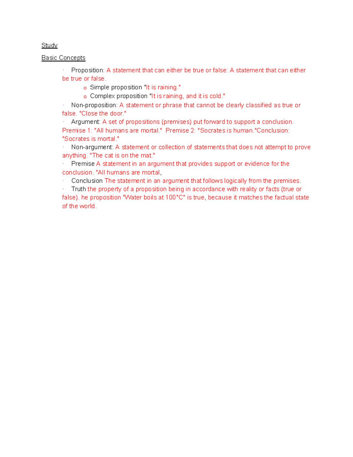 Untitled document - Basic Concept Study Guide - Study Basic Concepts ...