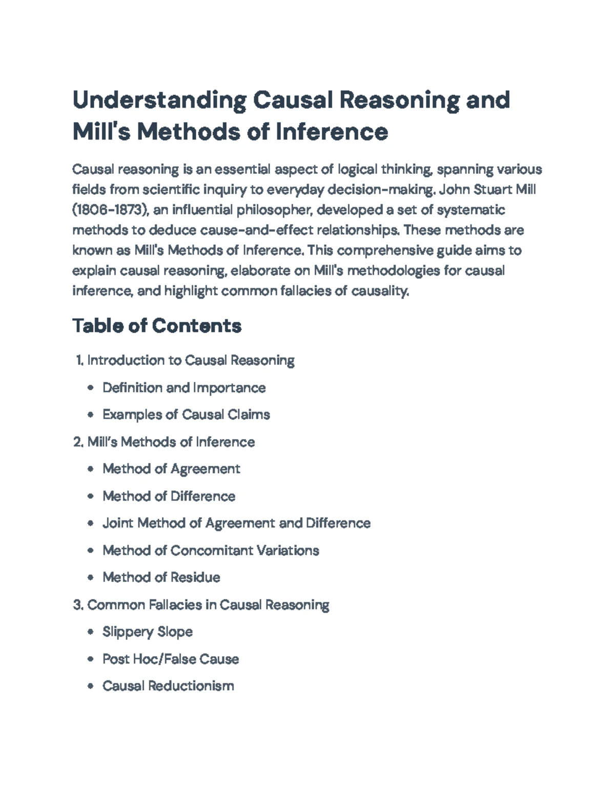 Inference to the Best Explanation: Concepts, Applications, and ...