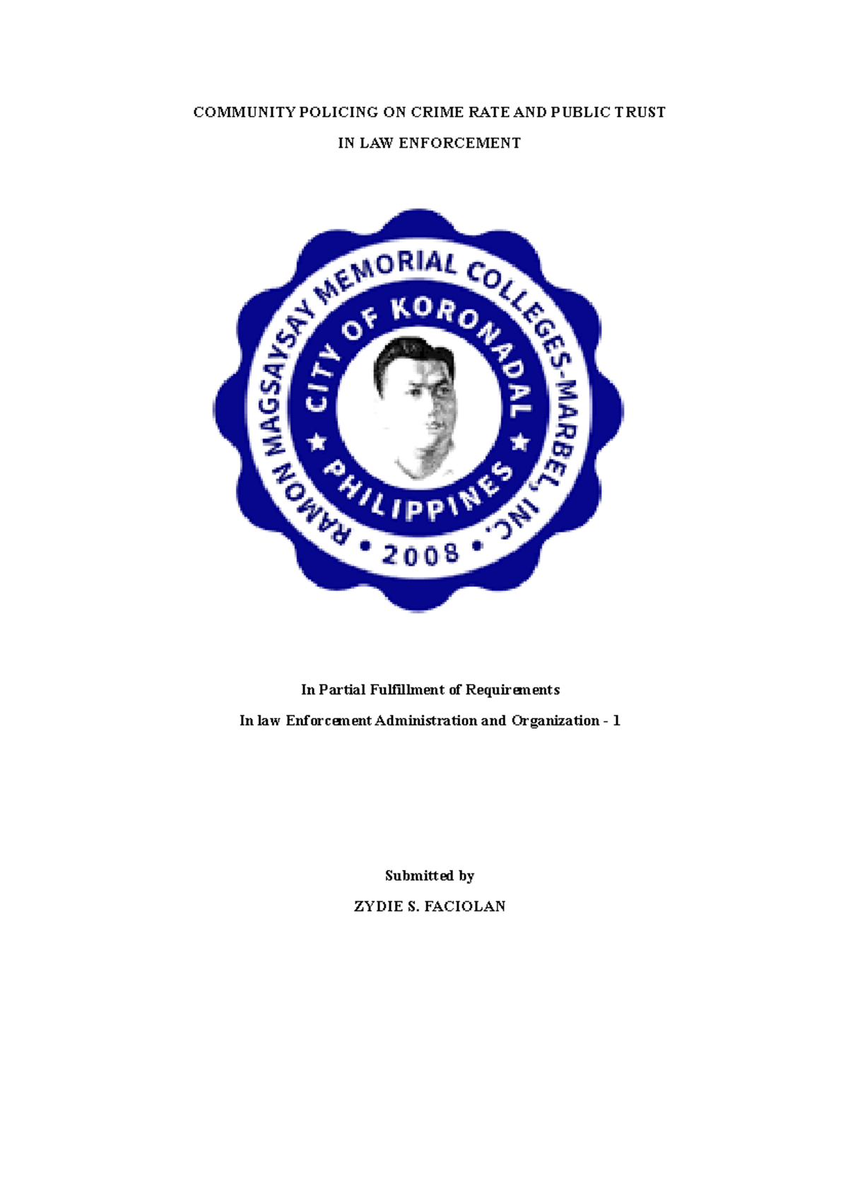 Community Policing's Impact on Crime Rates & Public Trust in Law ...