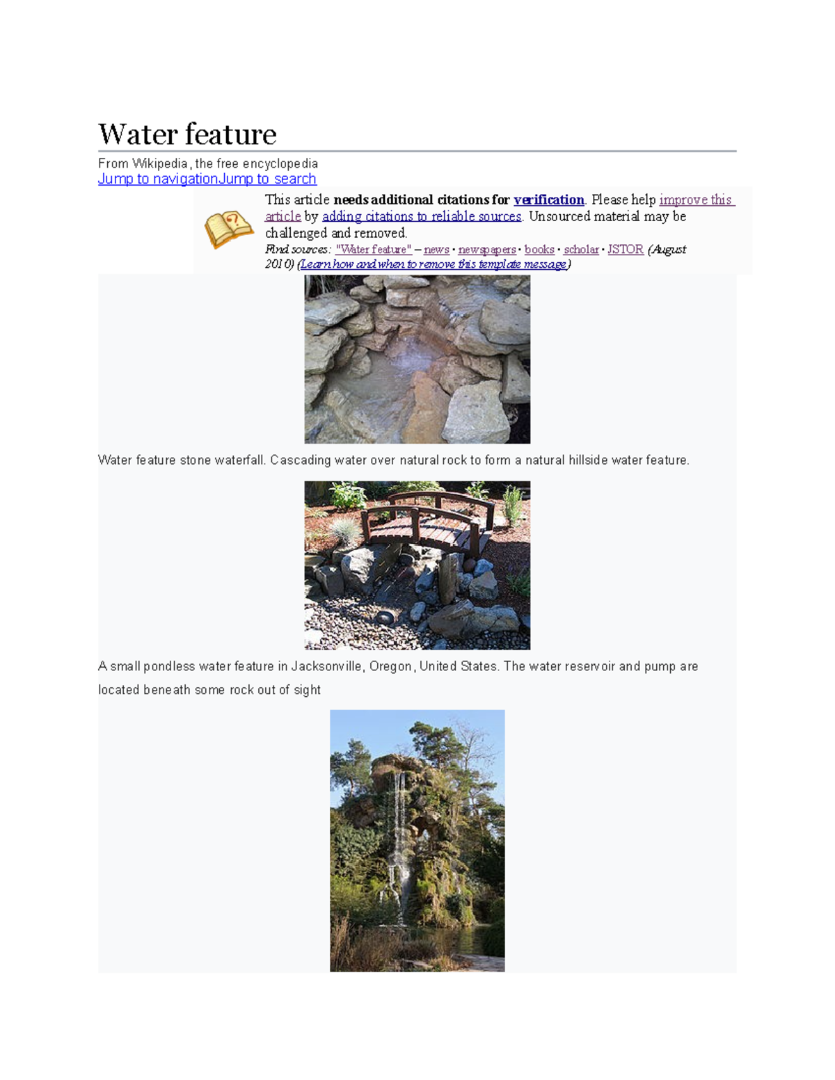 Exploring the Art and Functionality of Water Features in Design - Studocu