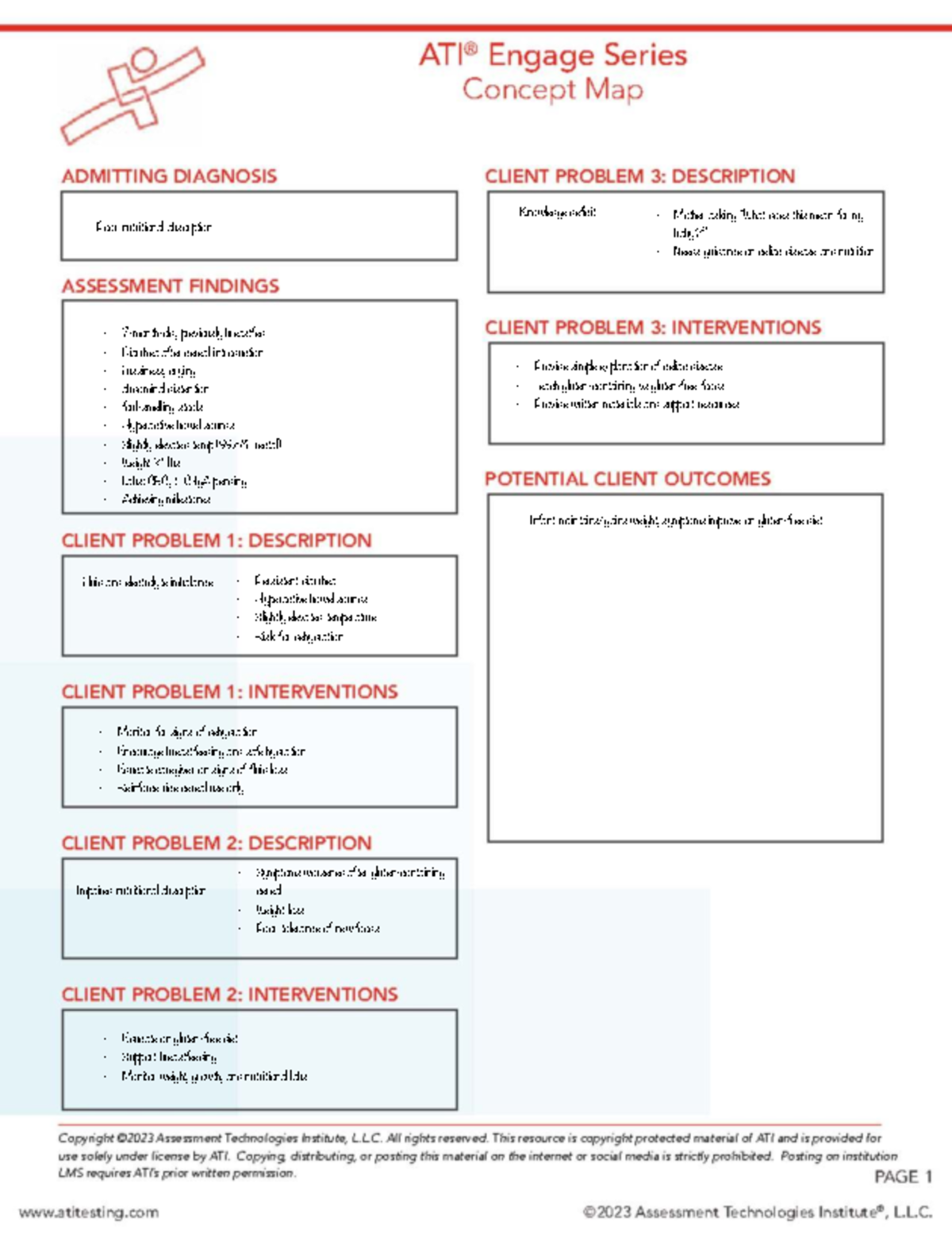 ATI Engage GI Clinical Judgment Case Study: Nutritional Absorption ...