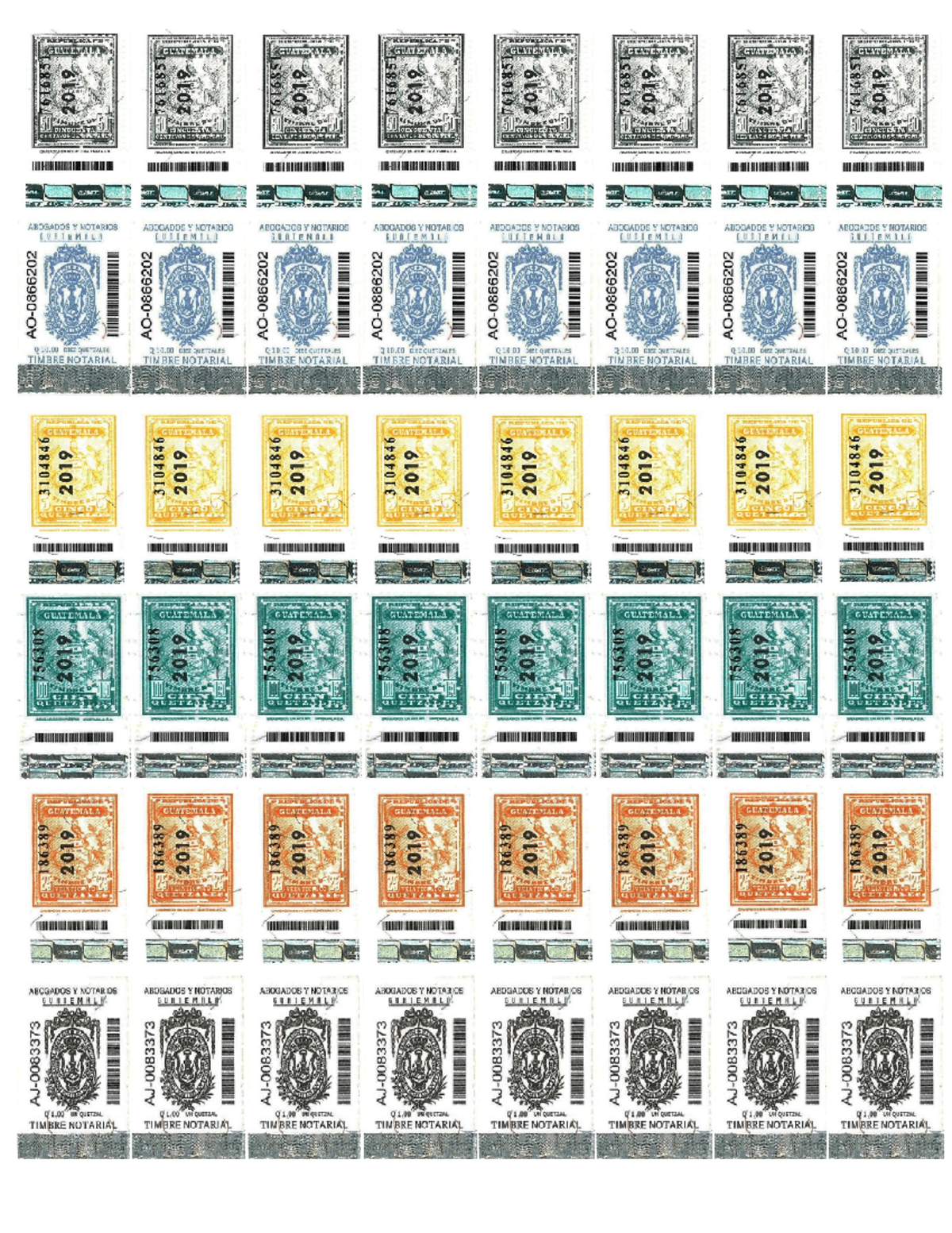Timbres Notariales para Imprimir - Guatemala 2019 - Studocu