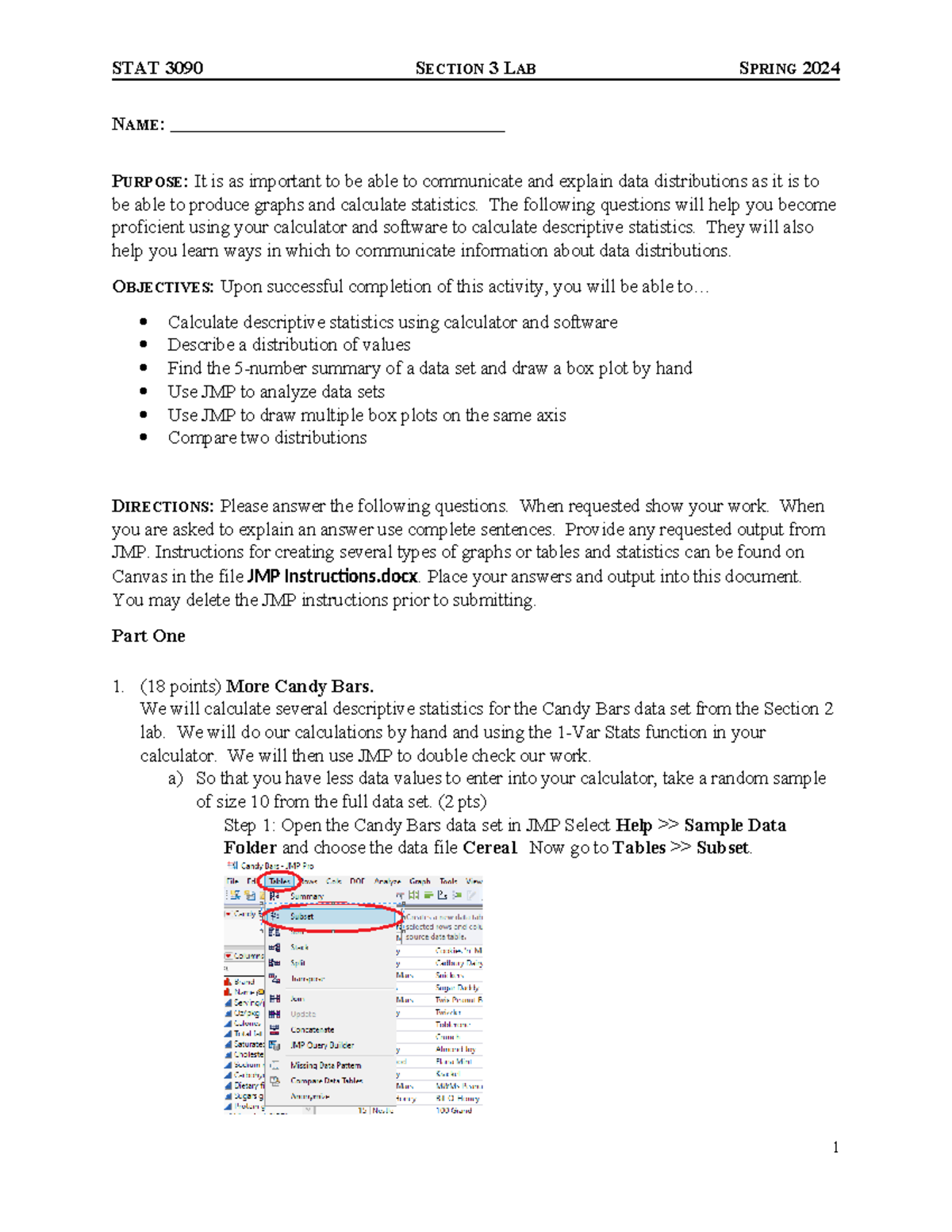 Section 3 Lab Activity: Understanding Data Distribution & Analysis ...