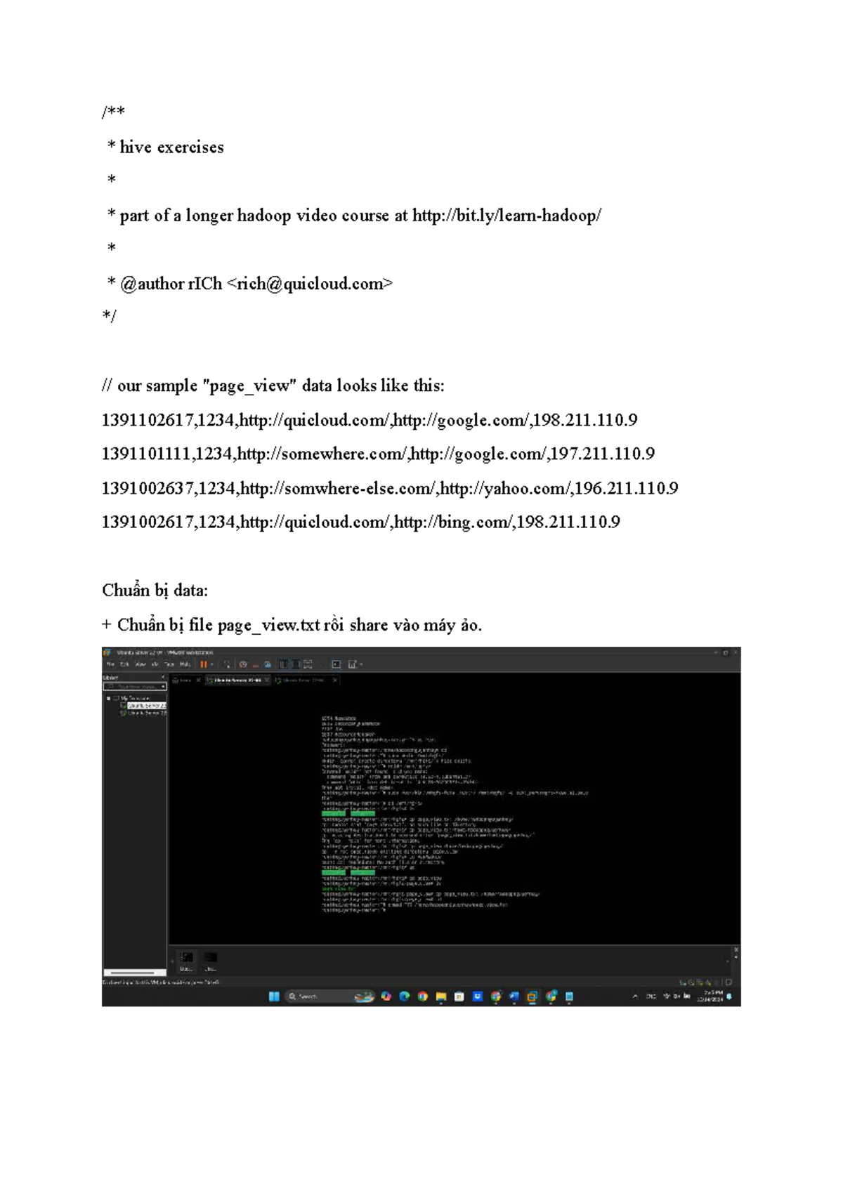 Hadoop Hive Exercises: Page Views Data Analysis - Studocu