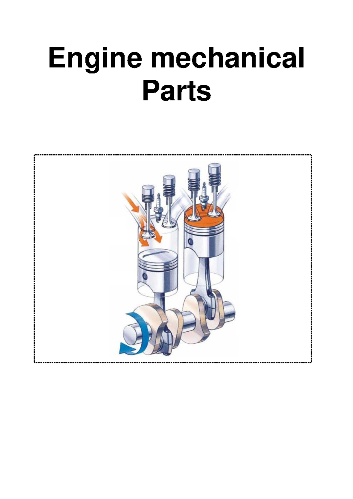 Engine mechanical textbook - Engine mechanical Parts Index General ...