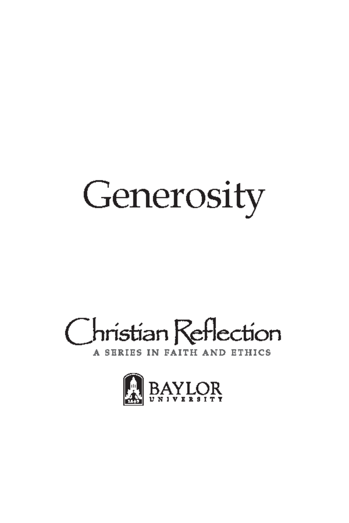 Generosity - I DONT KNOW WHAT INFORMATION I WOULD GIVE YOU - Generosity ...