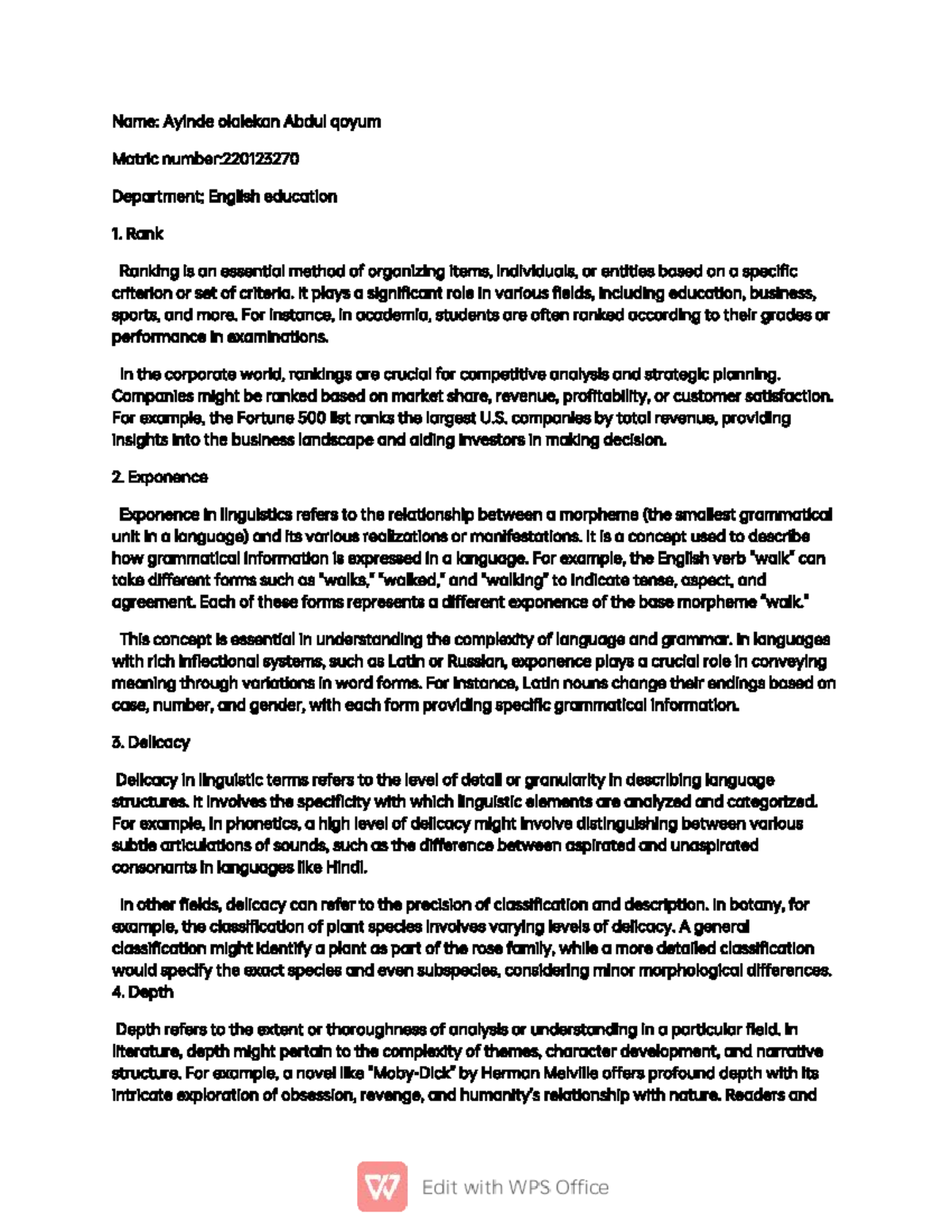 Eng 202 Assignment: Exploring Key Concepts in Linguistics and Education ...