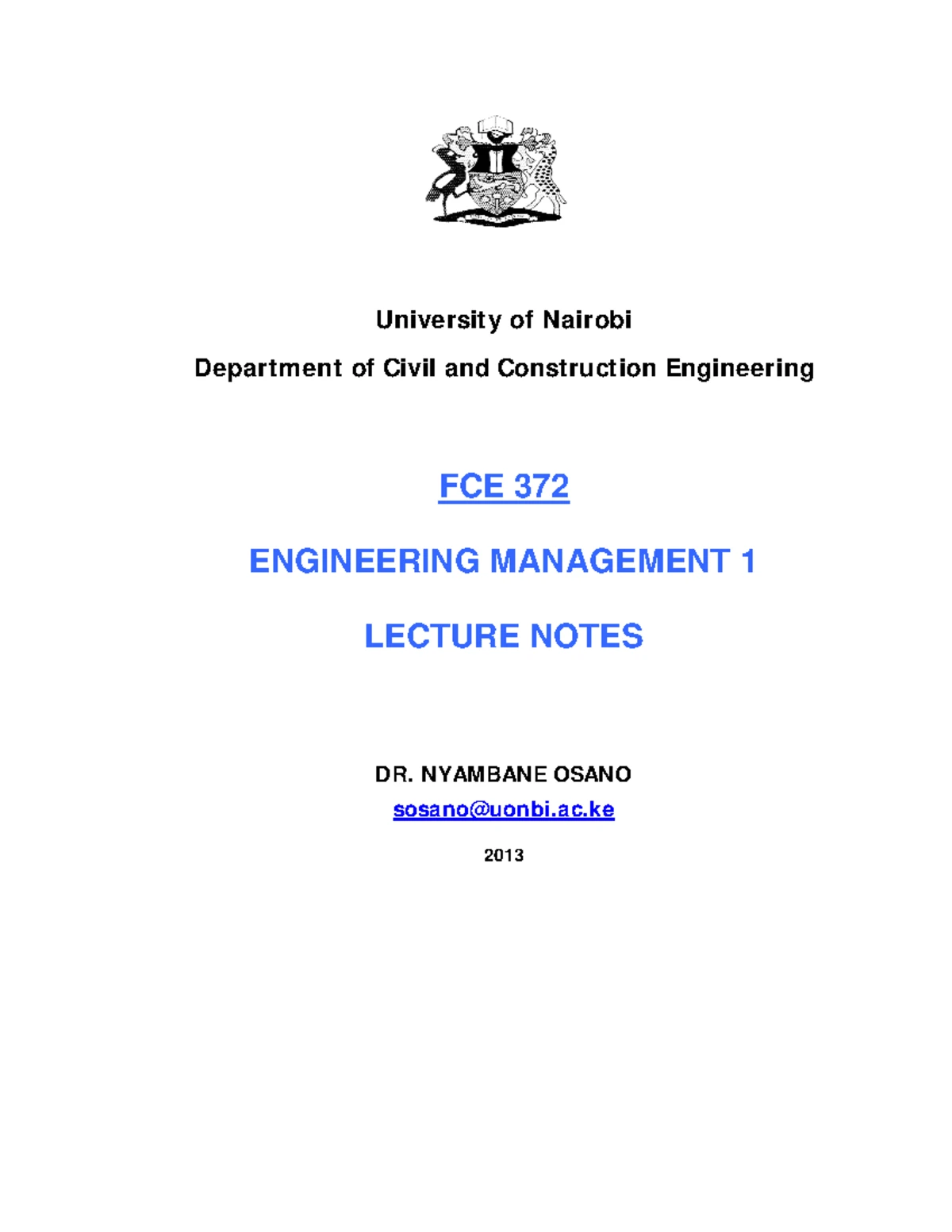 BCE02001 Lecture Notes: Basics of Civil Engineering Study Guide - Studocu