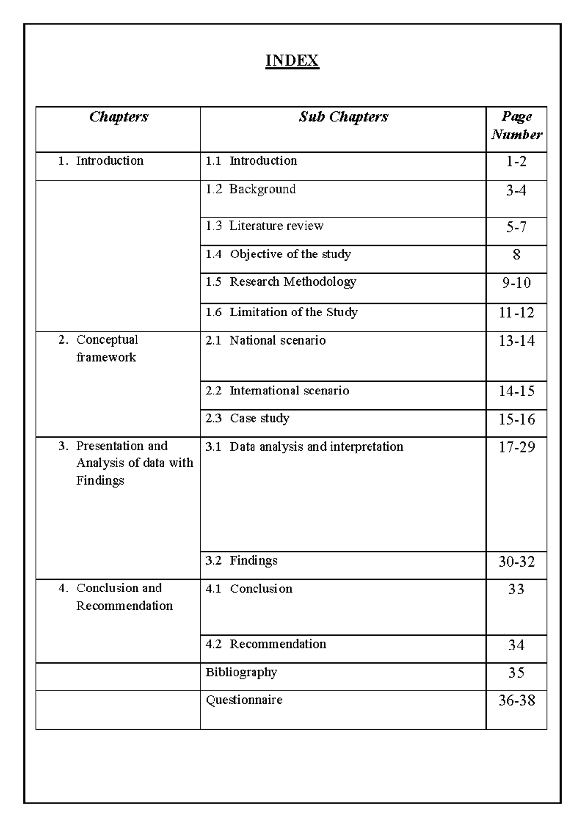 Index - fncvbxfg - INDEX Chapters Sub Chapters Page Number 1 ...
