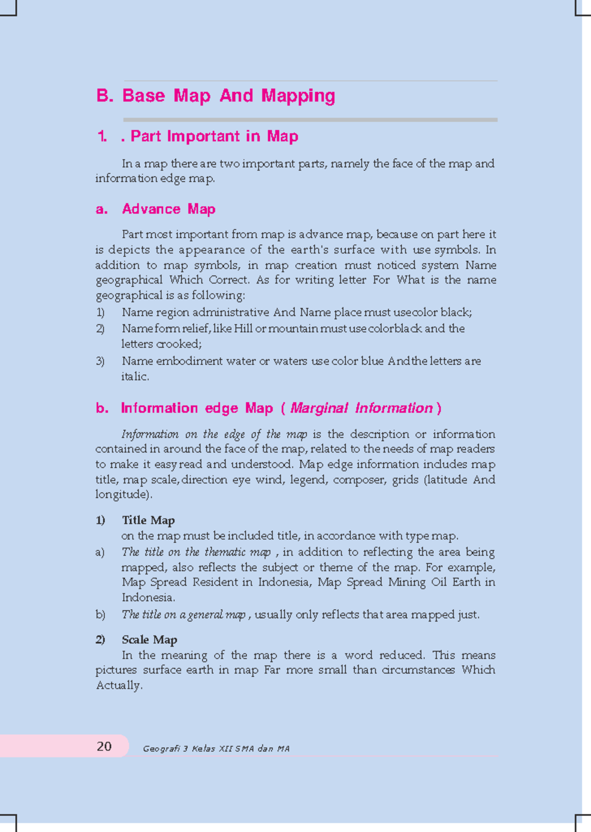 Human Geography - Understanding Base Maps and Mapping Concepts - Studocu
