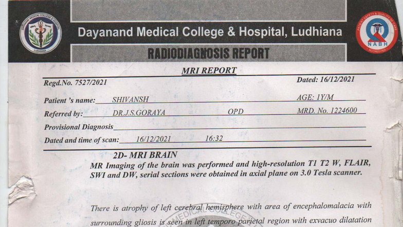 MRI Report - Radiodiagnosis - Dayanand Medical College Hospital - Studocu